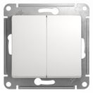 GSL000151 Выключатель 2кл. с/у 10А (белый, б/рамки) (20шт/уп),