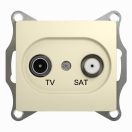 GSL000297 Розетка TV/SAT оконечная 1DB (бежевый) (10шт/уп),