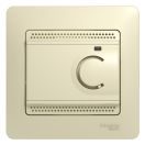GLOSSA ТЕРМОСТАТ электр.теплого пола с датчиком,от+5до+50°C,10A, БЕЖЕВЫЙ