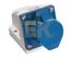 Розетка стац. ССИ-123 32А-6ч 220В 2P+PE IP44 IEK