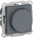 ATN000736 ATLAS СВЕТОРЕГУЛЯТОР (диммер) поворотно-нажимной, 630Вт, мех., грифель,