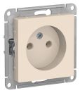 ATN000241 ATLAS РОЗЕТКА без заземления, 16А, механизм, БЕЖЕВЫЙ,