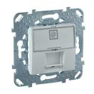 Unica Розетка комп. с/у RJ45 кат.5е (белая, б/рамки) MGU5.421.18ZD (10шт/уп),