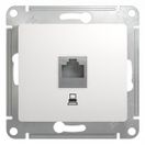 GSL000181K Розетка компьютерная RJ45, кат.5е (белый),
