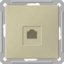 W59 Розетка комп. с/у RJ45 кат.5е (шампань, б/рамки)(10шт) RSI-152K5E-4-86,