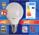 .5028593 Лампа светодиодная  PLED-LX G45 8w E14 3000K Jazzway, .
