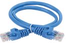 ITK Коммутационный шнур кат. 6 UTP PVC 1м синий