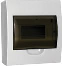Корпус пластиковый ЩРН-П-8 черн. прозр. дверь IP41 GENERICA