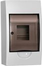 Корпус пластиковый ЩРН-П-4 черн. прозр. дверь IP41 GENERICA