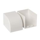 Заглушка (40х40) (4 шт) белая EKF-Plast