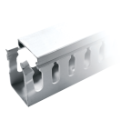 Кабель-канал перфорированный 100x100мм серый с крышкой EKF