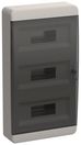 TEKFOR Корпус пласт. ЩРН-П-36 IP41 черн. прозр. дверь IEK