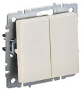 BRITE Выключ. 2-кл. 10А ВС10-2-0-БрКр беж. IEK