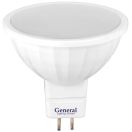 Лампа светодиодная GLDEN-MR16-B-7-230-GU5.3-3000 General 660154, .
