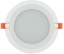 Светильник LED ДВО 1621 со стекл. круг 12Вт 4000К IP20 IEK