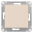 ATN000211 ATLAS 1-клавишный ВЫКЛЮЧАТЕЛЬ, сх.1, 10АХ, механизм, БЕЖЕВЫЙ,.