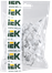 Скоба 14мм плоская пластиковая (100шт) IEK