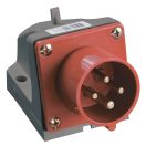 Вилка стац. ССИ-514 16А-6ч 380В 3P+PE IP44 IEK