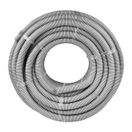 Труба гофр. ПВХ с протяжкой d32 мм (50 м) серая EKF-Plast