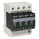 Устройство защиты от перенапряжения 4 модуля tn-c-s на DIN-рейку 400AC 1.6кВ 12кА с визуальным сигналом EKF EKF