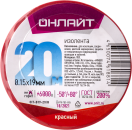Изолента ОНЛАЙТ 61 881 OIT-B19-20/R ПВХ красная (Китай),