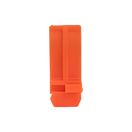 Крепеж-клипса d25 мм (10 шт) оранжевая EKF-Plast