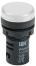Лампа AD22DS(LED)матрица d22мм белый 230В AC/DC IEK