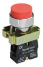 Кнопка управления LAY5-BL41 без подсветки красная 1NO IEK