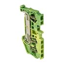 Колодка клеммная пружинная ST-2.5 3 вывода земля EKF,