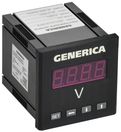 Вольтметр цифр. щит. 1-ф. 72х72 LED GENERICA