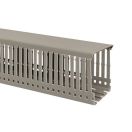 Кабель-канал перфорированный 80x100мм серый EKF