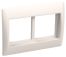 PRIMER Рамка и суппорт на 4 модуля 75мм белый IEK
