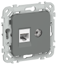 FLITE Роз. 2-я RJ45/TV кат.5Е UTP РКТВ5е-2-0-ФлМА м/а IEK