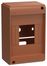UNION Mini Корпус пластик. КМПн-4 IP20 без двери дуб IEK