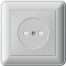W59 РОЗЕТКА без заземления со шторками, 16А, в сборе, БЕЛЫЙ