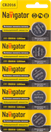 Элемент питания Navigator 94 763 NBT-CR2016-BP5,
