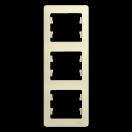 GSL000207 Рамка 3- постовая вертикальная (бежевый) (15шт/уп),