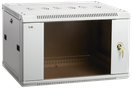 ITK Шкаф LINEA W 6U 600x600 мм дверь стекло, RAL7035