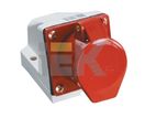 Розетка стац. ССИ-114 16А-6ч 380В 3P+PE IP44 IEK