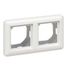 W59AQUA Рамка 2-местная IP44 (белый)(20шт) KD-2B-18 ,