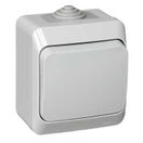 Этюд Выключатель о/у 1кл. IP44 (серый) (250В, 10АХ) BA10-041C,