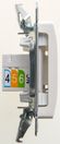 GSL000685 Розетка двойная (телеф+комп) RJ11+ RJ45, кат.5е (перламутр),