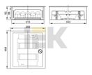 TITAN 3 Корпус метал. ЩРн-12 (265х310х120) IP31 IEK