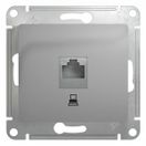 GSL000381K Розетка компьютерная RJ45, кат.5е (алюминий),