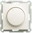 W59 СВЕТОРЕГУЛЯТОР (диммер) поворотный, 300Вт, 230В, механизм, СЛОНОВАЯ КОСТЬ
