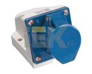Розетка стац. ССИ-123 32А-6ч 220В 2P+PE IP44 IEK