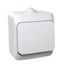 Этюд Переключатель о/у 1кл. IP44 (белый) (250В, 10АХ) BA10-046B,